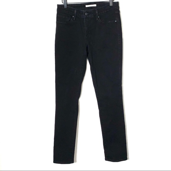Levi’s black mid rise skinny jeans - Picture 1 of 6